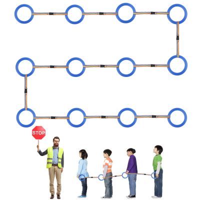 12pcs Toddlers Walking Ropes, Children Detachable Transition Rope Preschool Walking Rope Kids Walking Rope Line for Preschool Daycare Kindergarten Class School Kids Outdoor Supplies