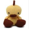 Duck Crochet Doll Handmade Amigurumi Plush Toy VAC (Yellow-Brown) view 3