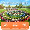 10-100M Team Building Games Rope Kit, Office Party Feud Games, Work Party Games, Team Building Group Office Game (Size : 50m/164ft) view 2