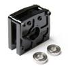 GTBRacing CNC Aluminum Chain Gear Mount for 1/8 RC Kyosho Mad Force Kruiser VE Mad Crusher VE Foxx VE USA-1 VE Upgrade Part (Black) view 1