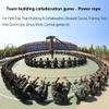 Field Day Game Rope with 2 Buckles for Kids Youth Adults - Perfect for Team Building - Outdoor Cooperative Team Race Game (Size : 80m/262ft) view 2