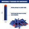 Pokiiulk Refill Darts 150 Pcs Bullets Ammo - Compatible with Nerf Guns N-Strike Elite Series - Refill Darts Premium Foam Bullets Pack for Boys Party Favors(Blue) view 2