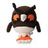 Brown Hoothoot Crochet Doll Handmade Amigurumi Plush Toy VAC view 1