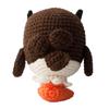 Brown Hoothoot Crochet Doll Handmade Amigurumi Plush Toy VAC view 4