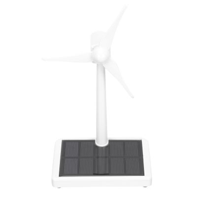 Alasum Solar Powered Desk Windmill, Solar Powered Wind Model DIY Ornament Decoration Science Teaching Educational Desk Windmill Model DIY Solar Windmill Science