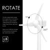 Alasum Solar Powered Desk Windmill, Solar Powered Wind Model DIY Ornament Decoration Science Teaching Educational Desk Windmill Model DIY Solar Windmill Science view 3
