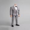 1/6 Scale Male Clothes,Men's Gray Suit Coat Shirt Pant Trousers Costume Outfit Clothing for 12inch Male Action Figure Body (D) view 3