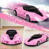 Bloolilies Remote Control Car for Girls, 1:18 Scale Hobby Rc Cars Toys for Kids Toddlers Age 3 4 5 6 7 8-12 Year Old- Model Sports Racing Car with Headlights Birthday Easter Gift, Pink view 4