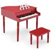 HONEY JOY Classical Kids Piano, 30-Key Mini Piano with Music Stand and Bench, Wooden Musical Instrument Toy with Lid & Music Rack, Gift for Boys Girls Ages 3+  view 1