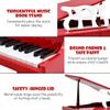 HONEY JOY Classical Kids Piano, 30-Key Mini Piano with Music Stand and Bench, Wooden Musical Instrument Toy with Lid & Music Rack, Gift for Boys Girls Ages 3+  view 3
