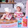 Glimin 48 Pcs Kids Mini Baking Supplies with Spatula, Rolling Pin, Whisk, Gift Bags for Kids Cooking Classroom School Exchange Party Favors view 4