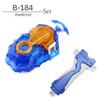 Launcher and Grip, Battling Tops Burst B-184 Custom Bey Launcher LR Left Right Spin DB Layer System (Blue Set) view 2