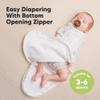 Baby Swaddle Sleep Sacks with Zipper - 3-Pack Swaddles for Newborns 3-6 Months, Infant, Baby Girls, Boys, Soft & Durable Newborn Sleep Sack, Easy Diaper Change Swaddling Blanket (Aspire, L) view 2