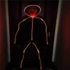 Earthradius LED Stickman figure costume (2XL, Red) view 3