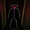 Earthradius LED Stickman figure costume (2XL, Red) view 4