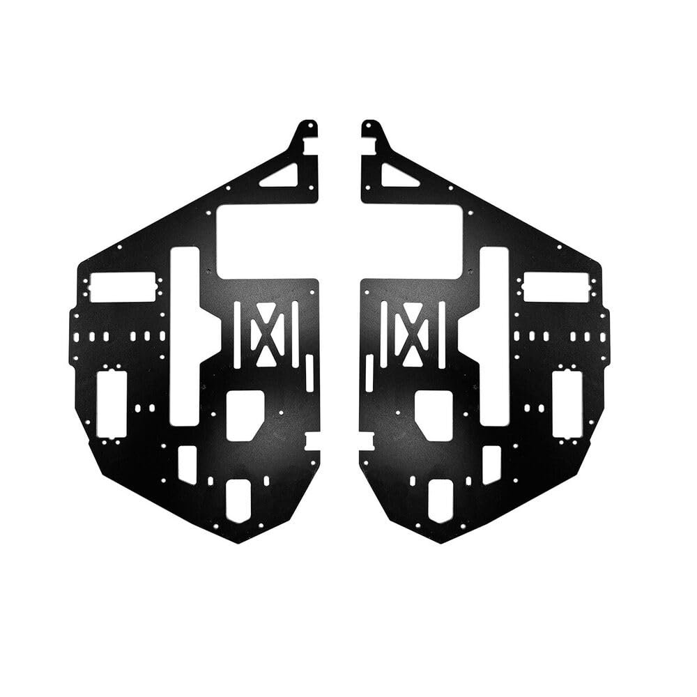 Parts/Top Cover/Landing Gear/Cockpit Set/LED for Roban 500 UH60 RC Helicopter Fuselage (Carbon Fiber Sideframes)