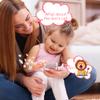 Richgv Toys for Babies 6-12 Months Girls, Dinosaur Baby Phone Toy Baby Girl Gifts with 80+ Sound Effects Color Changing Light 1 Year Old Girl Birthday Gift Stocking Stuffers 6 Months + view 4