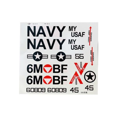 Parts/Top Cover/Landing Gear/Cockpit Set/LED for Roban 500 UH60 RC Helicopter Fuselage (Decals)
