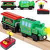 HYPERLIVING Train Toys Remote Control Train, Motorized Trains for Wooden Track, Battery Operated Train with Sound & Lighting Effect, Magnetic Trains Compatible with Thomas, Brio, Chuggington view 1