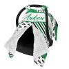 Personalized Baby Car Seat Canopy for Babies, Custom Name Baby Car Seat Covers for Boys, Sports Theme Green Opening Minky Nursing Breastfeeding Cover for Infant, Carseat Canopies for Newborn view 2