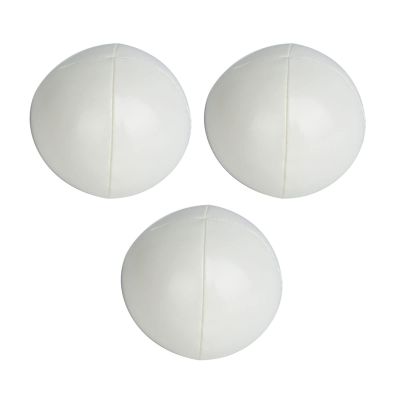 3 Pcs Pu Juggling Balls Clown Juggle Ball Set for BeginnerProfessionals, Juggling Balls Juggling Ball (White)