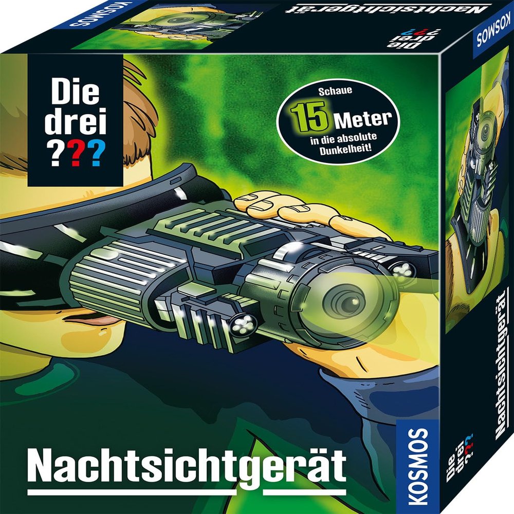 Die drei ??? Kosmos Night Vision Device, High Quality Night Vision Device with Infrared Technology, Detective Gadget, Detective Toy, Gift, The Three Question Marks Toy, Night Vision Device Children