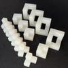 AroundSquare Deco Blocks Untitled 1 -Different Shapes Puzzle Desk Toy - 16 Piece Skill Toy (Translucent White) view 2