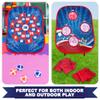 ArtCreativity 2 in 1 Bean Bag Toss Game for Kids and Sticky Ball Darts Game - Outdoor Kids Games Ages 3-4 - Kids Cornhole Game Set with American Patriotic Theme view 3