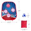ArtCreativity 2 in 1 Bean Bag Toss Game for Kids and Sticky Ball Darts Game - Outdoor Kids Games Ages 3-4 - Kids Cornhole Game Set with American Patriotic Theme view 4
