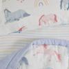 Little Unicorn Toddler Bedding 3-Piece Set | Includes Comforter, Crib Sheet & Pillowcase | Soft & Breathable Muslin Fabric | for Convertible Cribs & Toddler Beds (Unicorns) view 4