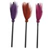 3pcs Halloween Witch Broom Decor Plastic Yarn Broom Props for Costume Party Halloween Witch Toy view 1