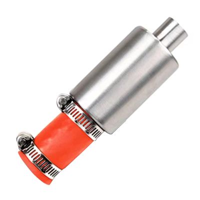 ZEZEFUFU Stainless Steel Exhaust Tuned Pipe Muffler Silencer for HPI Baja ROVAN 5B 5T 5SC TDBX 1/5 RC Car RC Crawler