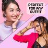 EXPRESSIONS 3pc Assorted Tattoo Stretch Jewelry Collection - Tattoo Choker Necklace, Bracelet & Ring Set - Stretchy Tattoo Effect Jewelry Accessories For Kids And Adults view 4