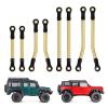 8PCS 1/18 RC Car Brass High Clearance Links Kit Upgrades Parts for Traxxas TRX4M RC Car Accessories view 3