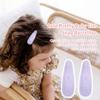 40 Pcs Girl Hair Clips Floral Print Toddler Hair Clips Non Slip Wrapped Snap Hairpins for Kids Barrettes Hair Accessories for Baby Toddler GirlsPink view 4