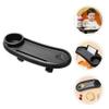 Angoily Stroller Snack Tray with Cup Holder Removable Feeding Tray for and Pushchairs Easy Installation and Design for Boys and Girls Eating view 4