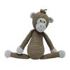 Beige-Green Funny Monkey Crochet Doll Handmade Amigurumi Plush Toy VAC view 1