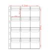 10 Sheets Coin Collection Supplies Pages, Coins Collecting Pocket Page with Standard 9 Hole Coin Binder Sleeves for Coin Stamp Currency Collection (12 Pocket) view 2