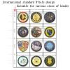 10 Sheets Coin Collection Supplies Pages, Coins Collecting Pocket Page with Standard 9 Hole Coin Binder Sleeves for Coin Stamp Currency Collection (12 Pocket) view 4