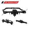INJORA Front&Rear Axles Set - +4mm Extended Aluminum Complete Axles for TRX4M Upgrade 1/18 RC Crawler Car view 3
