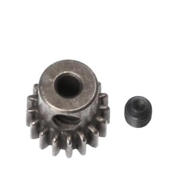 KUSTAT Pinion Gear Metal Differential Main Gear Spur Gear Motor Pinion Gear 17T 19T 21T 23T 26 Teeth Gear 3.175mm Shaft Motor Pinion Gear bore Shaft (Color : 17T)