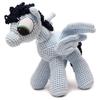 Applejack Pony Crochet Doll Handmade Amigurumi Plush Toy VAC (Blue-Dark Blue) view 1