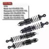 hopsupRC Full Aluminum Big Bore RC Shocks Absorber Damper Upgrades Part for 1/10 Slash/Stampede/Rustler/Bandit VXL 4X4 2WD,Front Rear Assembled Full Metal Shocks,4PCS Black view 2