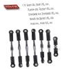 hopsupRC Adjustable Turnbuckles Upgrades Part for 1/10 Slash/Rustler/Stampede/Bandit VXL 4WD, Adjustable Turnbuckles Camber Links Toe Link,7PCS Titanium view 2