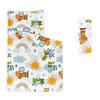 Datura home Nap Mat -Animals Toy Aircraft Sleeping Bag with Removable Pillow - Daycare and Sleepovers Preschool Kindergarten Bedding Set for Kids Toddler Boys Girls(Aircraft Large) view 1