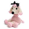 Cream-Pink Poodle Crochet Doll Handmade Amigurumi Plush Toy VAC view 1