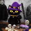 Aoriher Halloween Cat Piata Black Cat Candy Filled Piata with Stick Blindfold Set for Birthday Spooky Halloween Theme Party Decoration view 3