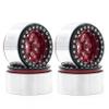 Lifehead 1.9 Inch Split Structure Beadlock Wheels CNC Engraving for 1/10 RC Crawler Car TRAXXAS TRX4 TRX6 Axial SCX10 90046 90047 SCX10 III AXI03007 Tamiya CC01 D90 YK4102,12mm Hex view 1