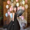 6 Pcs Girl's Fashion Flapper Dresses Costume Set Roaring 1920s Flapper Dresses Accessories Includes Feather Headband Gloves Fan and Pearl Decorations for Halloween Children Birthday Party Favor Gifts view 4