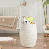 105L Extra Large Laundry Hamper Basket by Fiona's magic, Woven Tall Clothes Hamper for Storage Blanket, Toys and Dirty Cothes in Bedroom and Living Room Organizer, Beige view 2